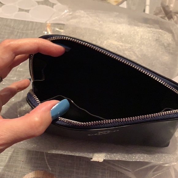 Coach Metallic Midnight Cosmetic Case - Picture 3 of 4